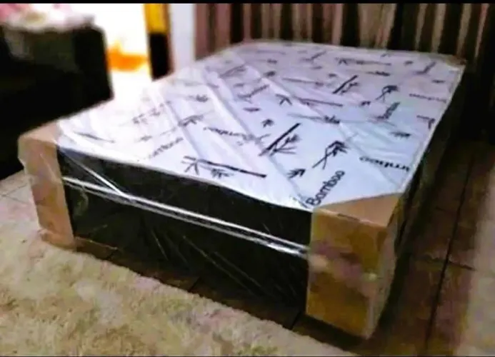 Cama Box de casal com colchão
