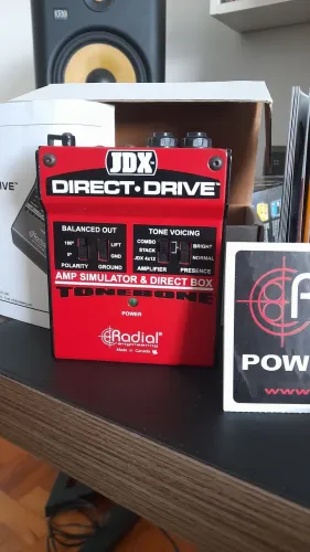 Radial JDX Direct-Drive amp simulador e direct box para guitarra NOVO
