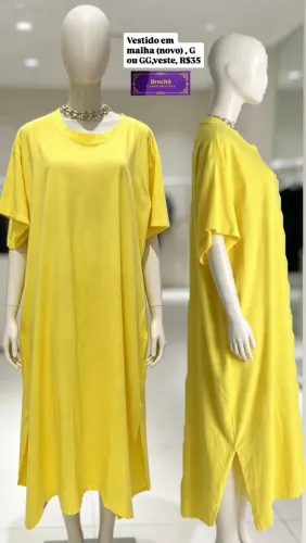 Vestido em malha, novo