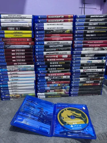 Jogos PS4 - Apartir - GTA PES2021/COD/ Reddead/ Spider man