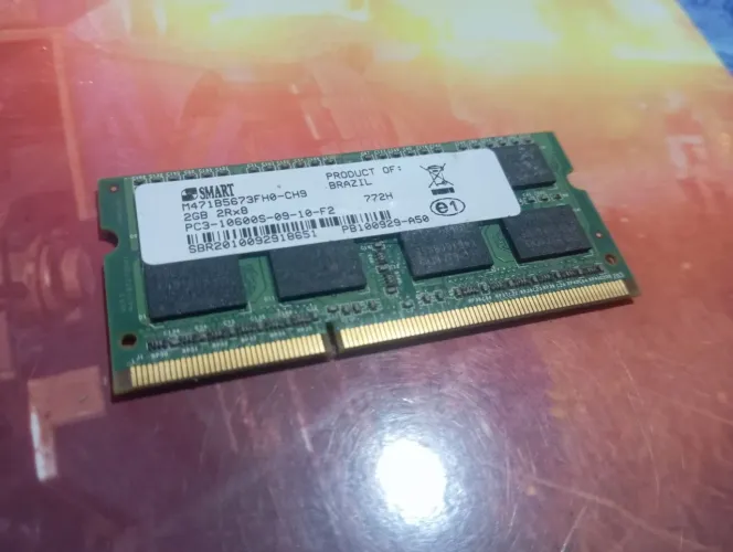 Memória ram DDR 3 2 gb SoDimm