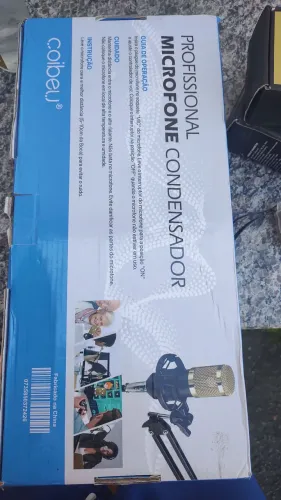 Kit Mic condensador profissional novo na caixa 