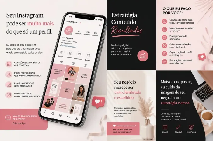 Seu Instagram profissional | Social Media e Marketing Digital 