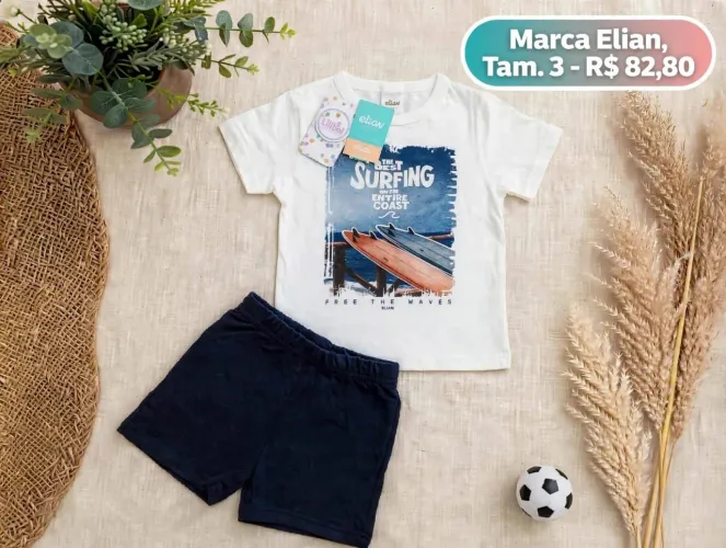 Conjunto infantil, tamanho 3
