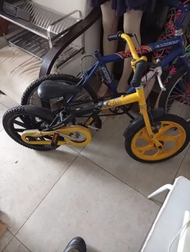Bicicleta infantil Caloi aro 16, original.