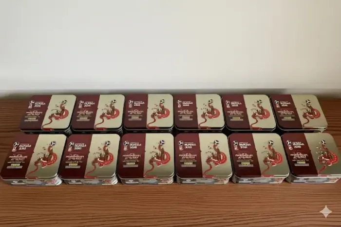 10 Porta Cards Lata Adrenalyn Copa Russia 2018 - Vazias