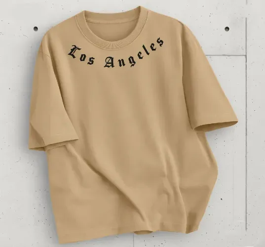 Camiseta Los Angeles Masculina 100% Algodão Premium Tam P