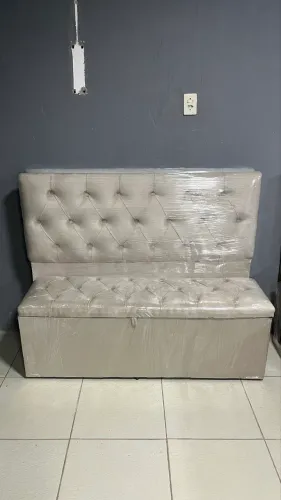 CABECEIRA E BAÚ CASAL NOVO