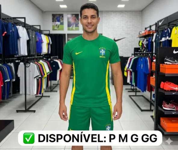 CONJUNTO DRIFIT MASCULINO SELEÇÃO BRASILEIRA 