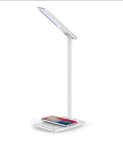 Luminária Led Portatil Carregador por Indução Branco