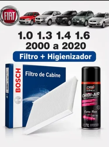 Filtro Cabine Ar Condicionado Higienizador