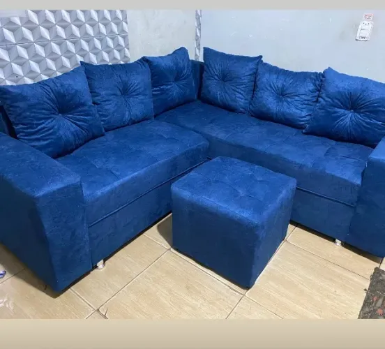 SOFÁ . Azul azul . Mega mega