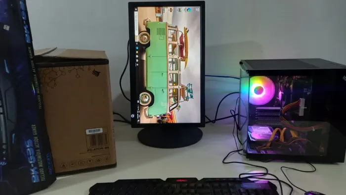 Computador i5 3470 completo I5 3470 3.60 ghz completo Monitor 19pol 8gb hd 320 teclado