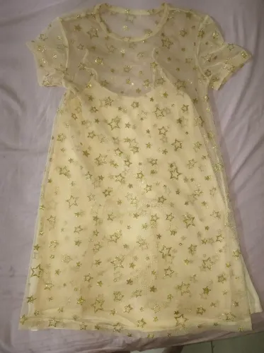 Vestido de festa de 8 anos usado apenas uma vez 