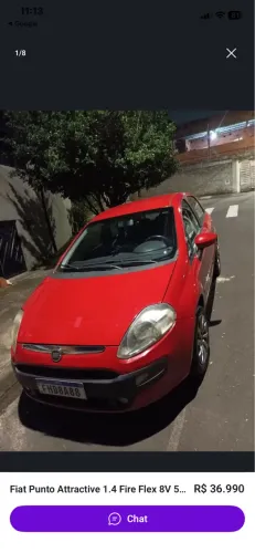 Fiat Punto Attractive 1.4 Fire Flex 8V 5P 2011