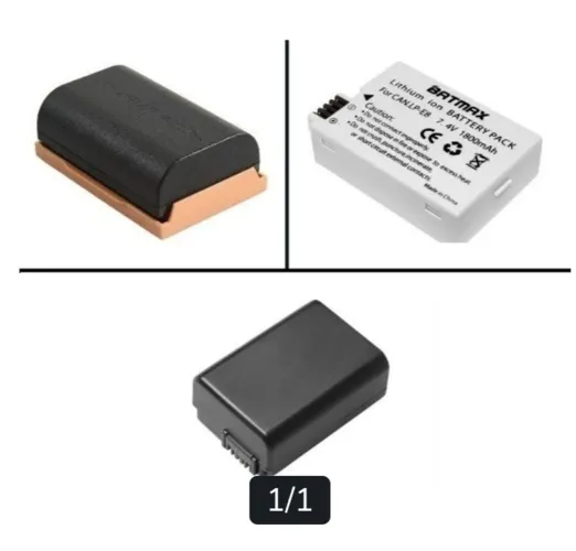 Bateria P/ Câmera Canon - Lp-6 / Lp-e8 / Lp-10