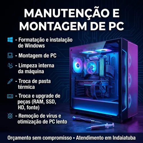 Manutenção e montagem de PC