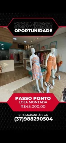 Oportunidade ponto comercial porteira fechada. Aceito troca por veículo