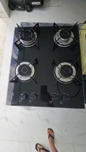 Vendo Fogão Cooktop Gás Fischer 1519 Preto