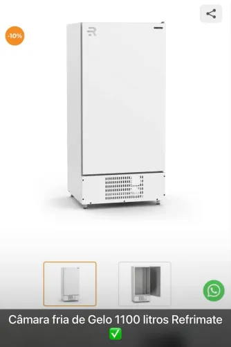 Câmara Fria pra Gelo Refrimate