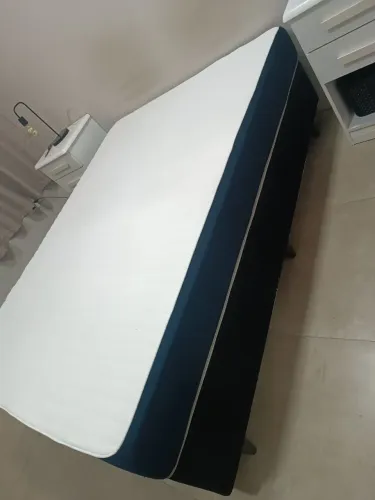 Colchão Luna casal + box (imperdível) brinde = pilow top e lençol de elástico protetor. 