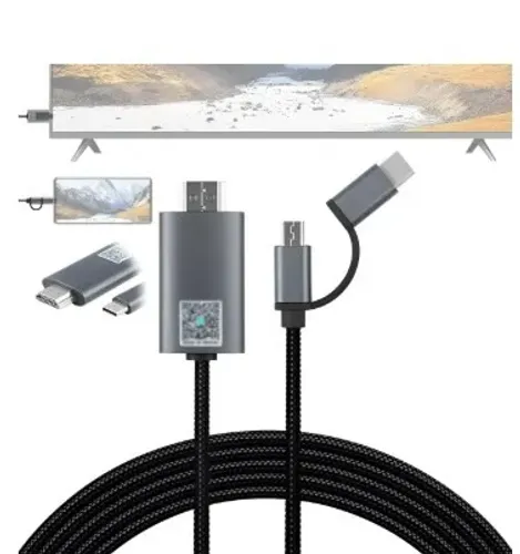 Cabo Usb Type C Para Hdmi 2.0 60hz 2m