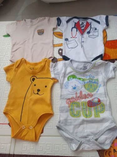 Kit 4 bodys para bebê