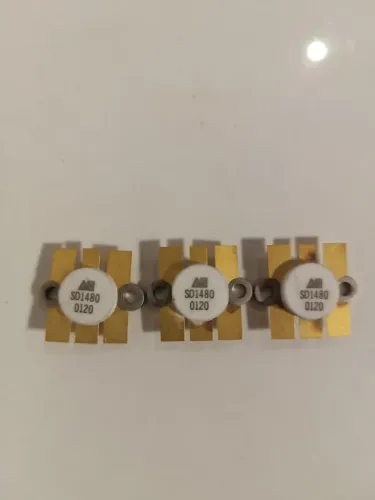 Kit 3 pç Transistores de potência de RF (Radiofrequência) do modelo SD1480
