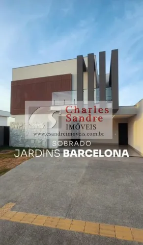 Casa em Condomínio para Venda em Senador Canedo, Jardins Barcelona, 4 dormitórios, 4 suíte