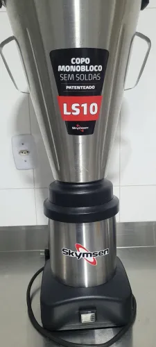 Liquidificador Comercial Inox, copo monobloco Inox (LS10) - 0,5 hp-cv 127/220 v