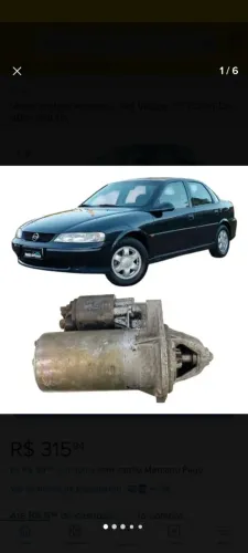 Motor arranque Vectra 2.2 ano 2002