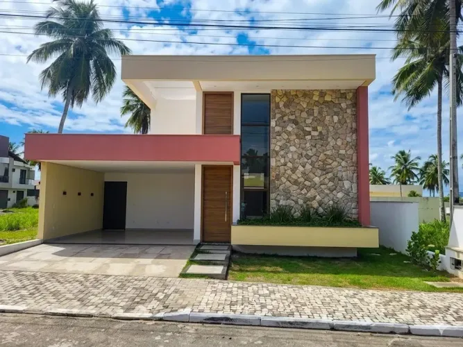 Casa com 3 suítes para locação no Cajupiranga Condomínio Clube.