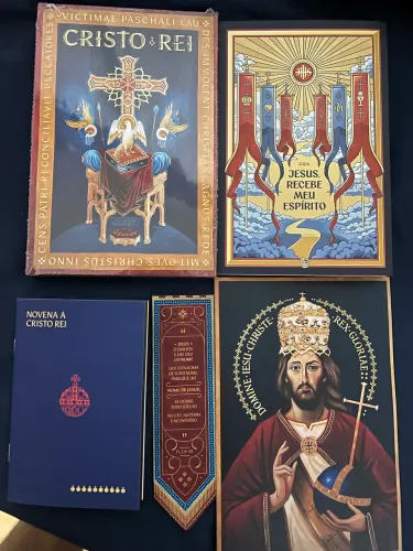Box completo- Cristo Rei - Minha Biblioteca Católica