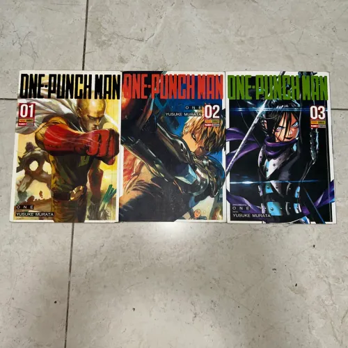 Mangás One Punch Man volumes 1-3