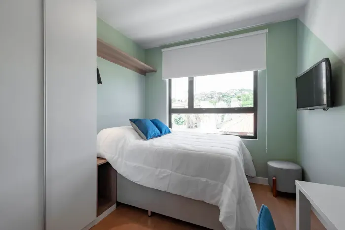 Carvoeira | Apartamento de 1 Quarto a 150m da UFSC 100% Mobiliado - Flexível - Ideal para