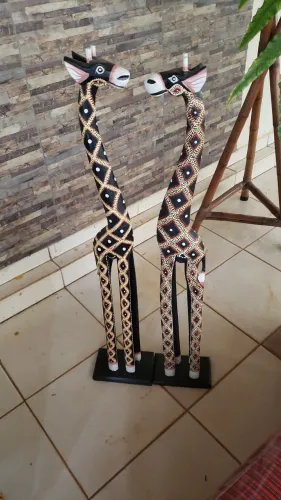 Par de Girafas de 1 metro, o que faltava na sua decoração 