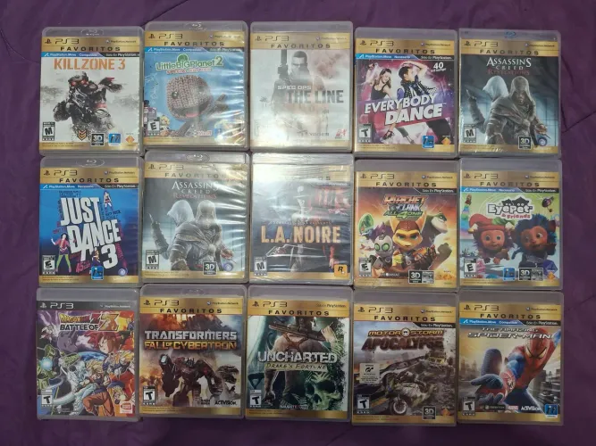 Jogos favoritos valor unidade