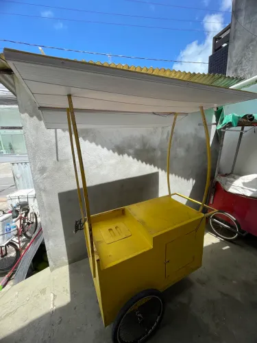 Carrinho de lanche em fibra 