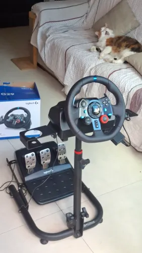 Volante Logitech G29 + Suporte Cockpit