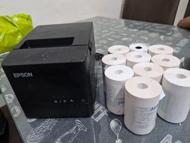 Impressora Epson de nota fiscal com 10 bobinas. T-20 Não UBS