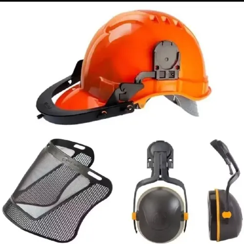 Capacete para jardinagem/costal com C A