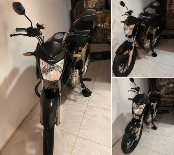 CG Titan 2018 preta Honda 