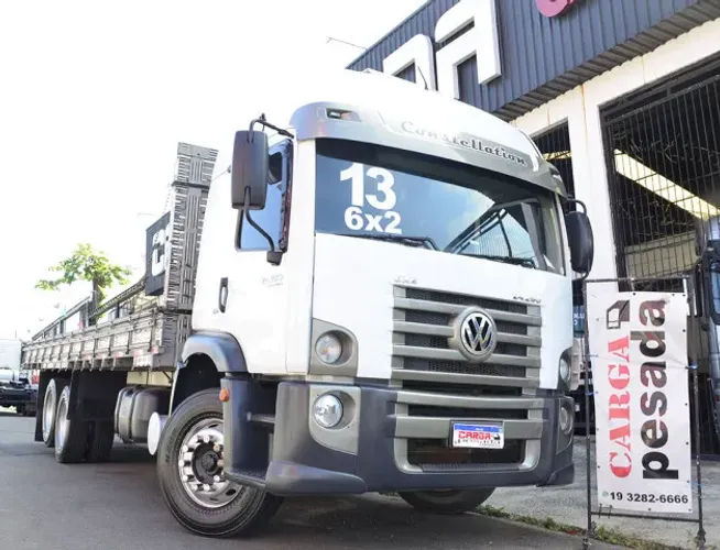 VW 24-280 CONSTELLATION 6X2 2013 CARROCERIA TRUCADO TROCA POR TOCO 3/4