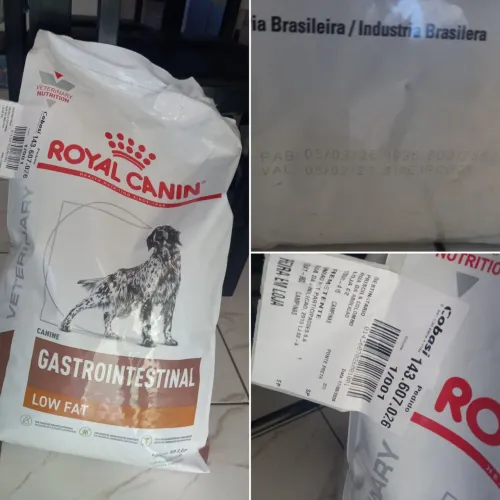 Ração Royal Canin Gastrointestinal Low Fat(aberta)
