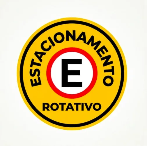 Vaga para manobrista em estacionamento.
