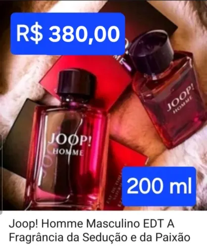 JOOP! HOMME MASCULINO EDT 200ML