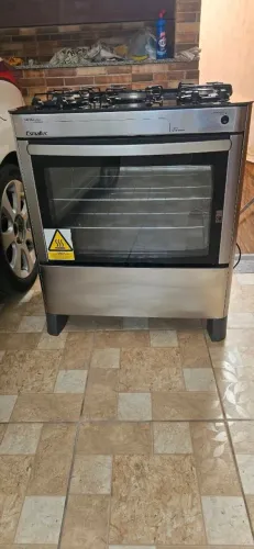 Vendo fogão Esmaltec Safira Glass de 5 bocas