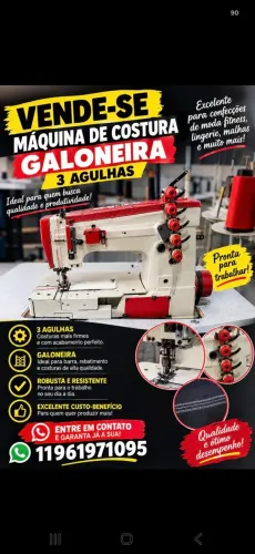Máquina de costura galoneira kansaispecial