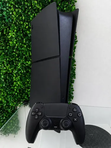 Faceplat black ps5 slim digital