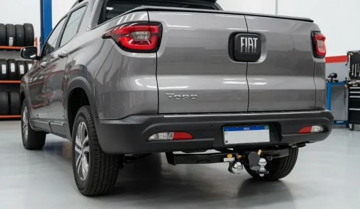 Engate reboque removível fiat Toro 2016 > 2025